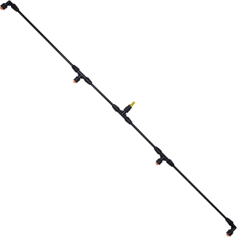 VanPet 4-Nozzle Poly Boom Wand with 3/8" Brass Fitting – Convertible to 2 Nozzles, Lightweight for Garden, Farm (Boom Wand 01) - Image 1